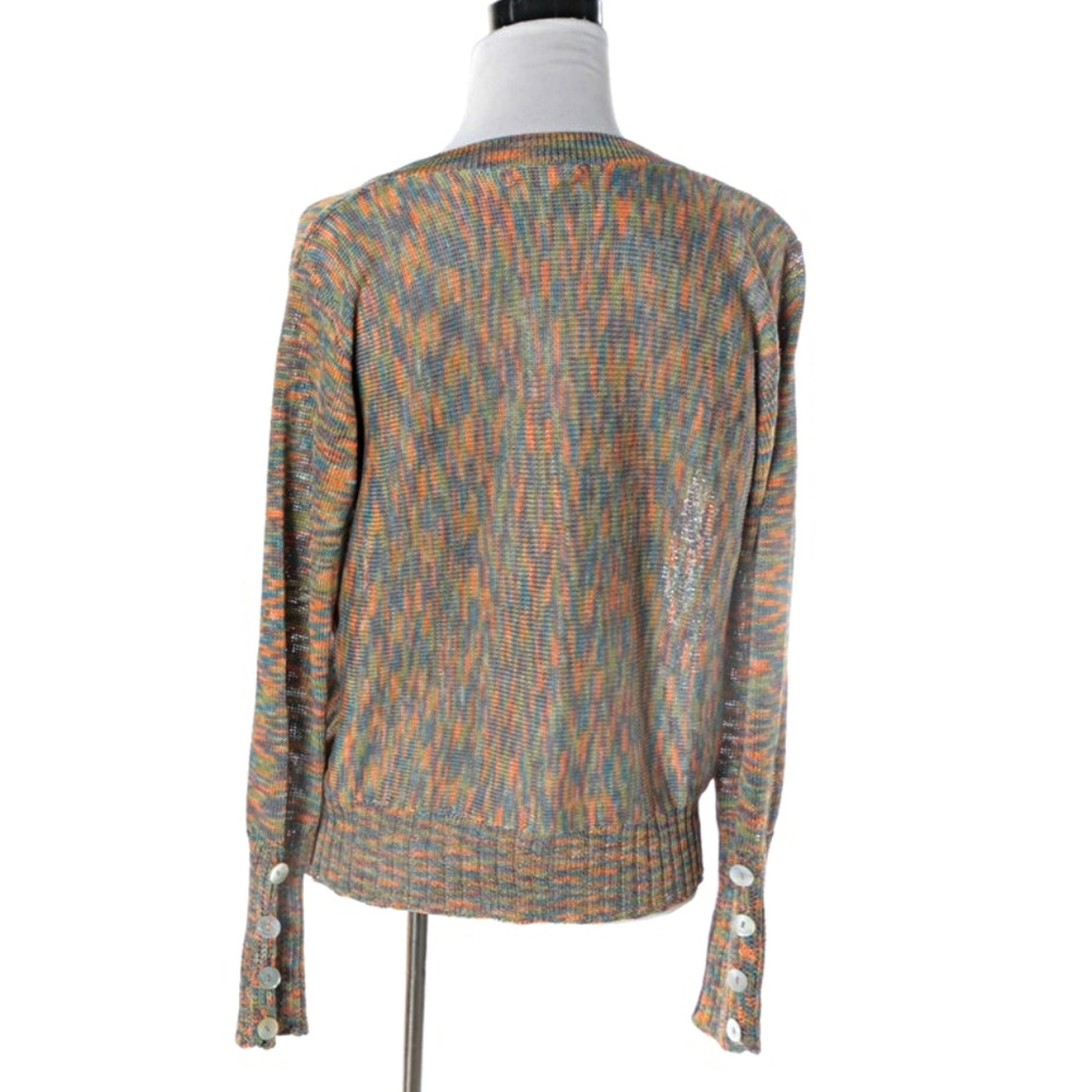 Grace Fisher Multicolored Button Down Cardigan - image 3